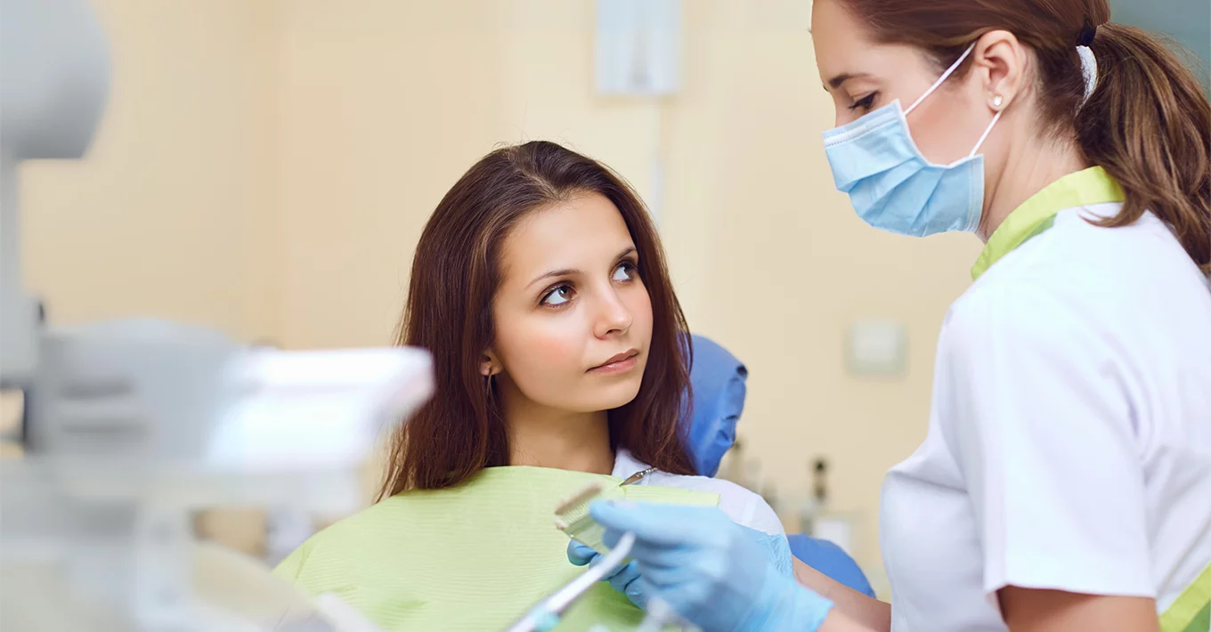 Patient and Practitioner talking