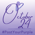 #PostYourPurple